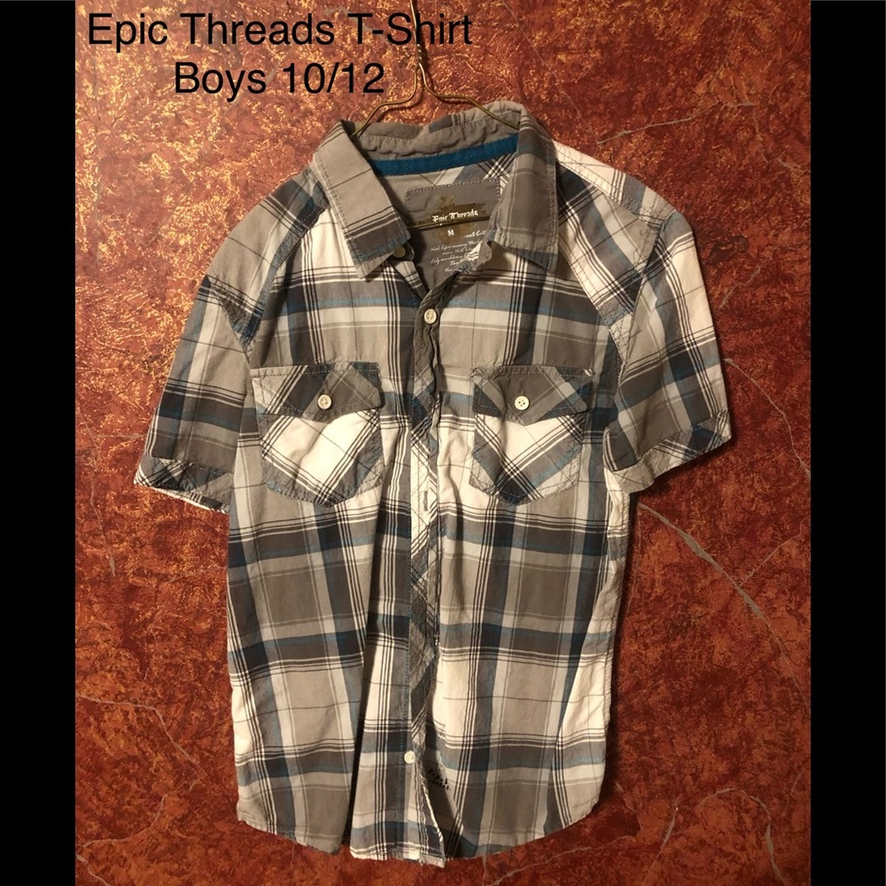 Epic Threads Button-Up T-Shirt